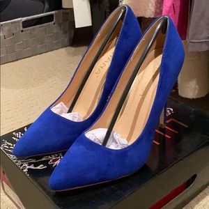 Blue heels
